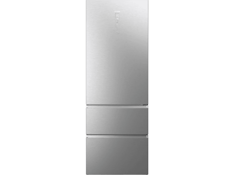 Haier HTW7720BNMM, No Frost, Altura 200.6 cm, 486l, 3 Puertas, LED, Acero Inox