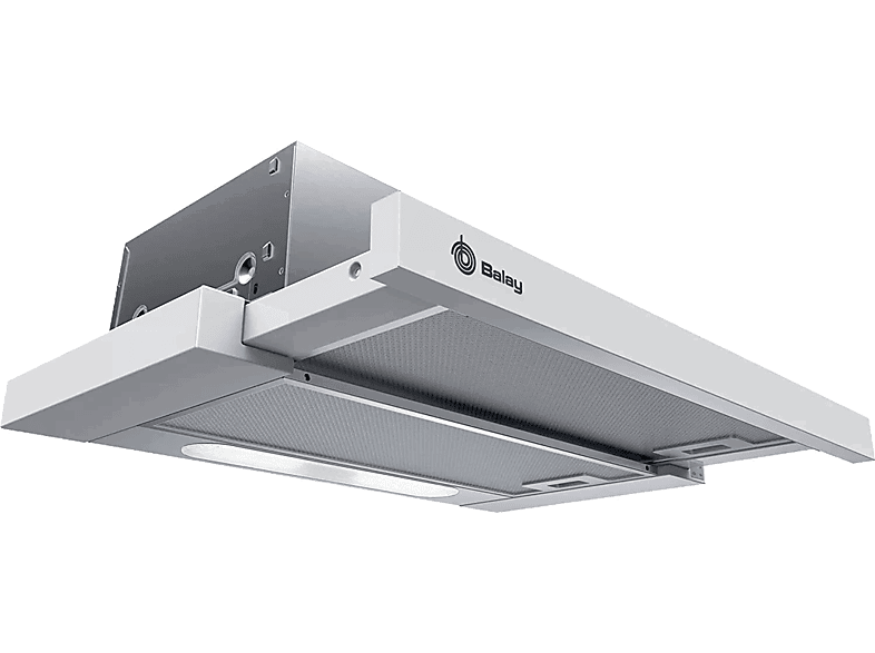 Balay 3BT263MB, Telescópica, 3 potencias, 360m³/h, 60 cm, Blanco