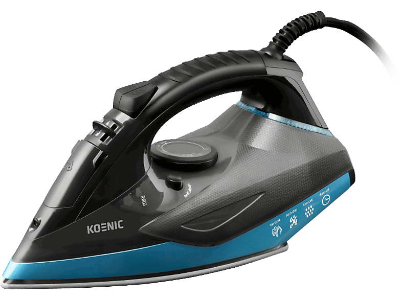 KOENIC KSI 4310, 2700 W, Vapor continuo 40 gr/min, Antical, Suela cerámica