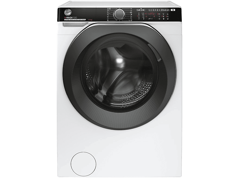 Hoover H-WASH 500 HWP414AMBC/1-S, 14kg, 1400rpm, Motor Inverter, Wi-Fi, Función Vapor, Blanco