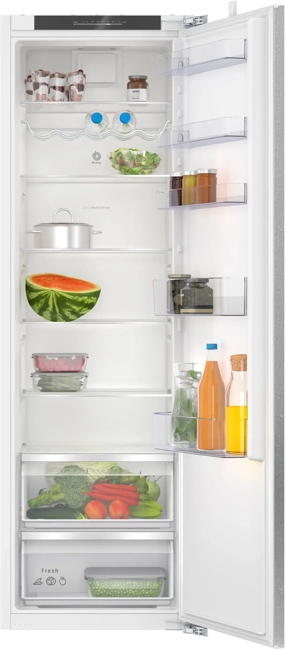 Balay 3FIE734S, Cíclico, 177.2 cm, 310 l, Control electrónico, Interruptor Super-refrigeración, Sin Panelar