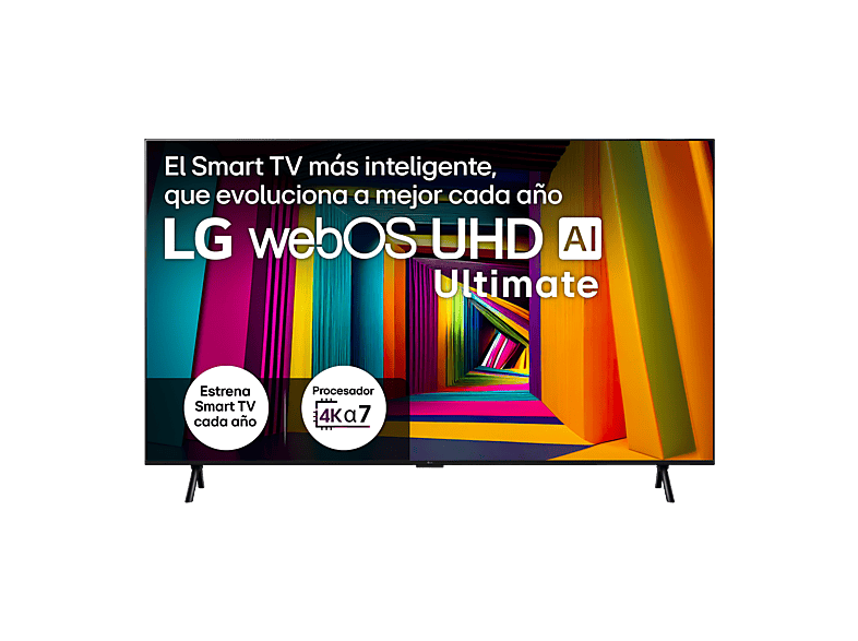 LG 98UT91006LA, UHD 4K, Procesador Inteligente 4K α8, Smart TV, DVB-T2 (H.265), Negro