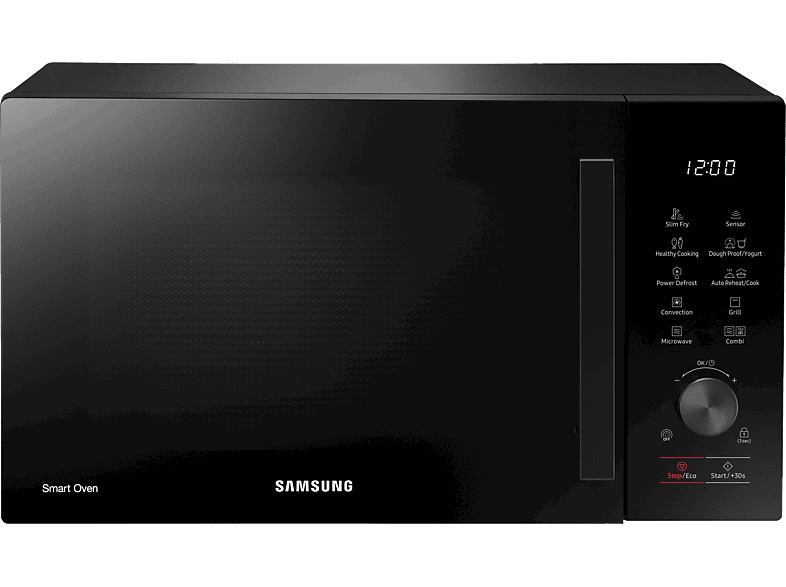 Microondas con horno – Samsung MC28A5137CK/E1, 900 W, 6 niveles, 28 l, Por Convección, Negro