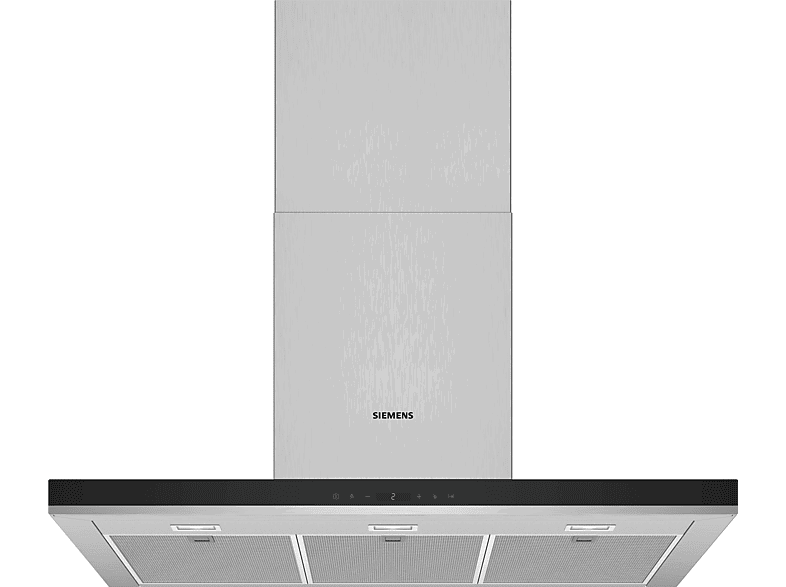 Siemens LC97BHP50, Decorativa, 438 m³/h, 145 W, Iluminación LED, 90 cm, A, Inox
