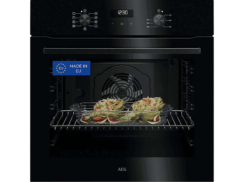 AEG TU5AB20WSK, Multifunción, Limpieza por agua, 72 l, Display LED, 60 cm, Negro