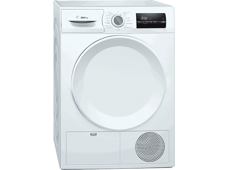 Balay 3SB288BE, 8 kg, 9 programas, Programa súper rápido, Gran capacidad, Blanco