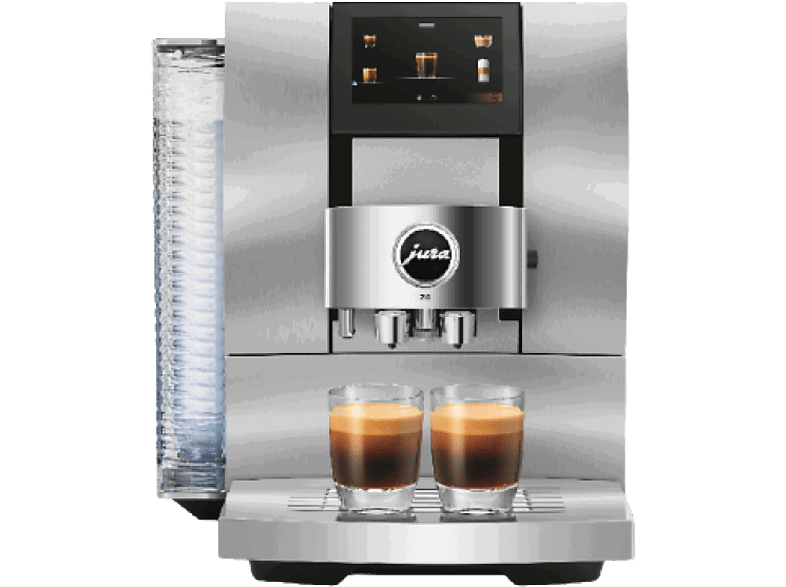 Jura Z 10 Aluminium White (EA), 1450 W, 2.4 l, 280 g, Función 2 tazas, Molinillo integrado, Plata