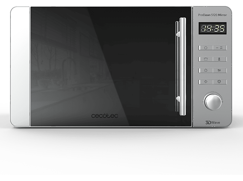Cecotec ProClean 5120 Mirror, 700W, 5 niveles, Inicio automático, 20 l, 8 Programas, Inox
