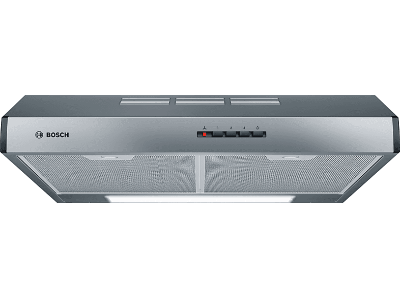 Bosch DUL63CC55, 3 velocidades, 350 m³/h, Filtros antigrasa, 60 cm, Inox