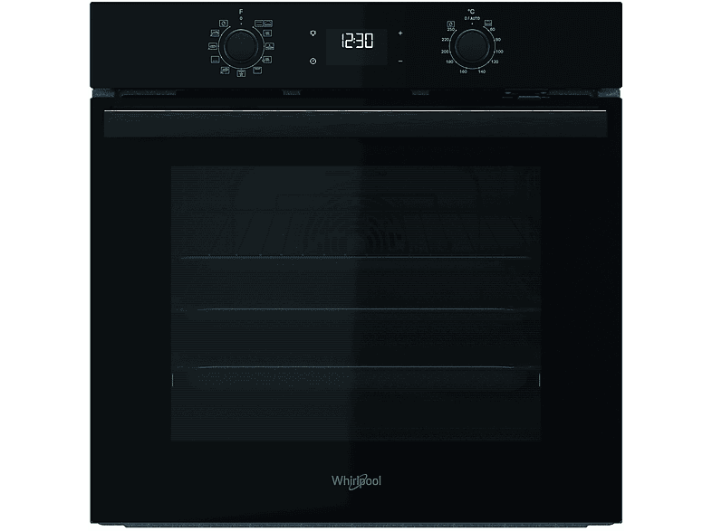 Whirlpool OMR58HU1B, Multifunción, Hidrolítica, 71 l, 59.5 cm, Smart Clean, Cook3, Negro