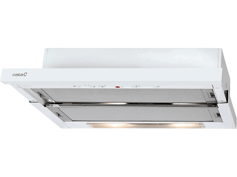 Cata 02034501 TF-5260 WH/G, 3 Velocidades, 325 m³/h, 2 Motores, 60 cm, Blanco