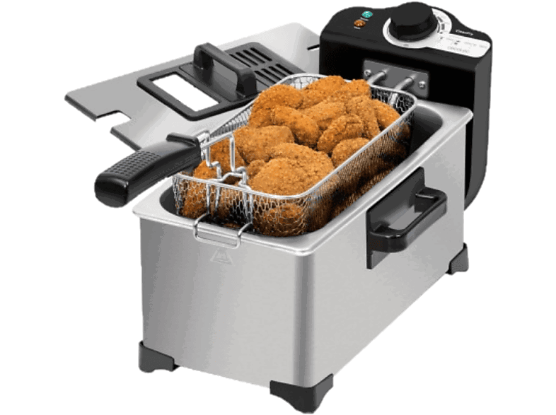 Cecotec CleanFry 3 L Full Inox, 2000 W, l, Modo ECO, Programable, GMCore, 5 presiones, Inox