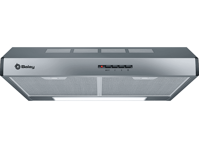 Balay 60 3BH263MX, Horizontal, Bajo mueble, 350 m³/h, Inox