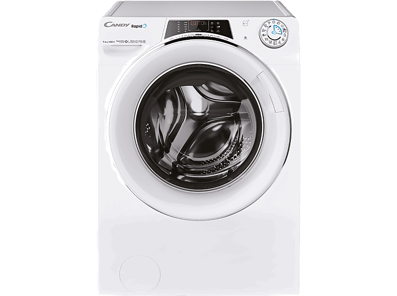 Candy Rapidó ROW4966DWMCE/1-S, 9 kg/6kg, 1400rpm, 16 Programas, Motor Inverter, Wi-Fi, Blanco