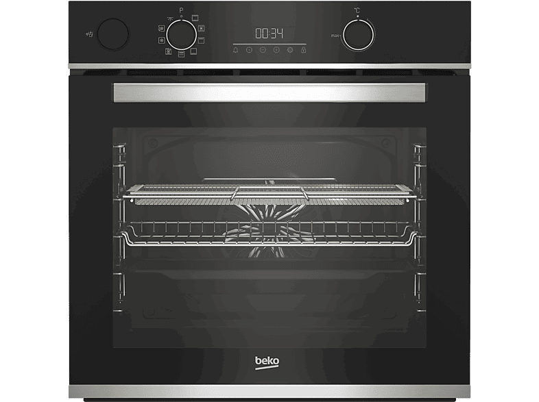 Beko BBISA13300XMPE, Multifunción, Sistema de limpieza integrado, 71 l, 60 cm, Negro