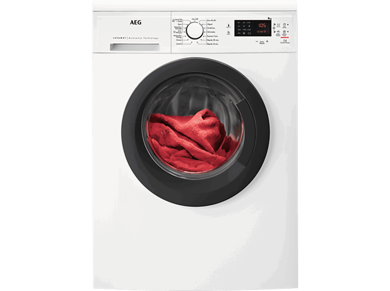AEG LFA5I82RE, 8 kg, 1200 rpm, Tecnología ProSense, Función Vapor, Blanco