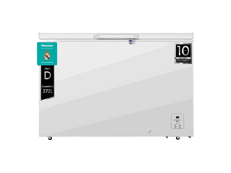 Hisense FT484D4AWLYD, 372 l, 85.8 cm, Convertible a frigo, Autonomía 135 hs, Blanco