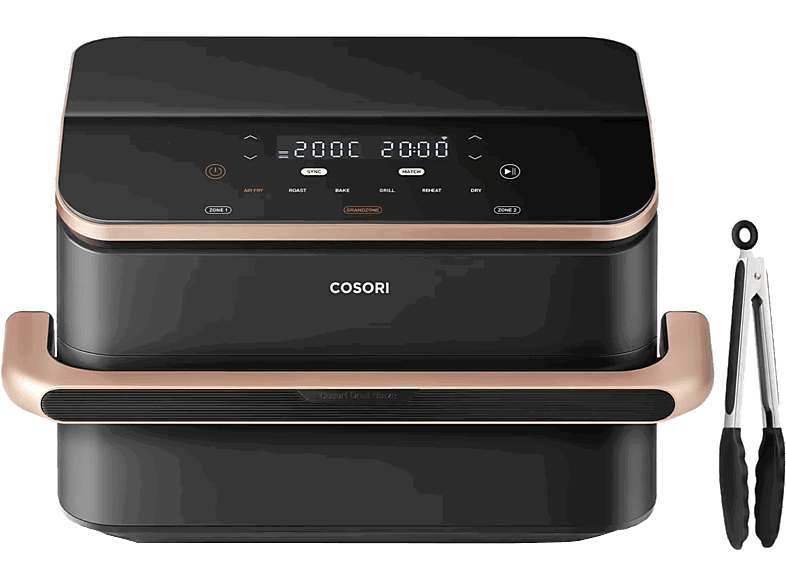 Cosori Dual Blaze Twinfry™ chef Edition, capacidad 10L, 2800W, Temporizador 1min – 48h, 6 programas en 1, Wifi, Negro