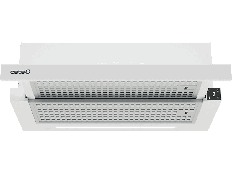 Cata TFH 6430 GBH, Telescópica, 4 Niveles de Potencia, 391.5 m³/h, 59.8 cm, LED, Blanco