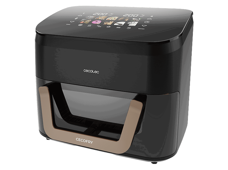Cecotec Cecofry&Grill Smokin' 11000, 2900 W, 11 l, 10 Menu, Negro