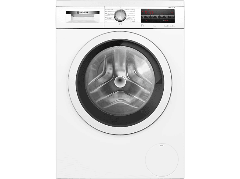 Bosch WUU28T66ES, Serie 6, 9kg, 1400 RPM, 14 programas, Active Water, SpeedPerfect, Blanco
