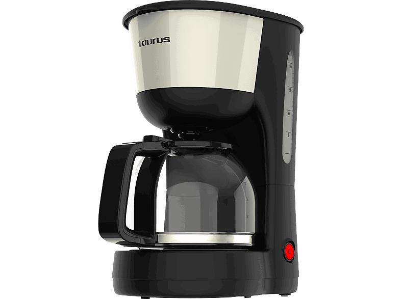 Taurus Verona Vintage Cream, 1000 W, Jarra cristal, Sistema antigoteo, Cuchara dosificadora