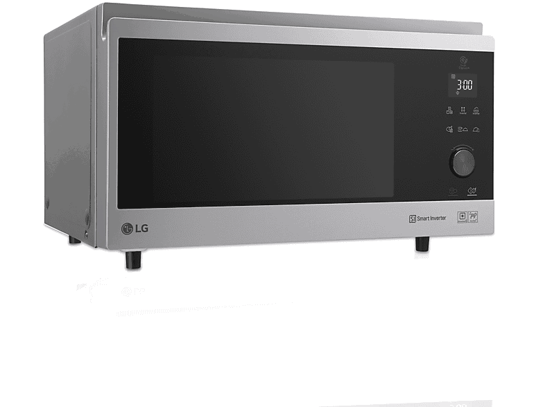 LG MJ3965ACS, 39 L, 4 en 1, Horno, Grill, Multifunción