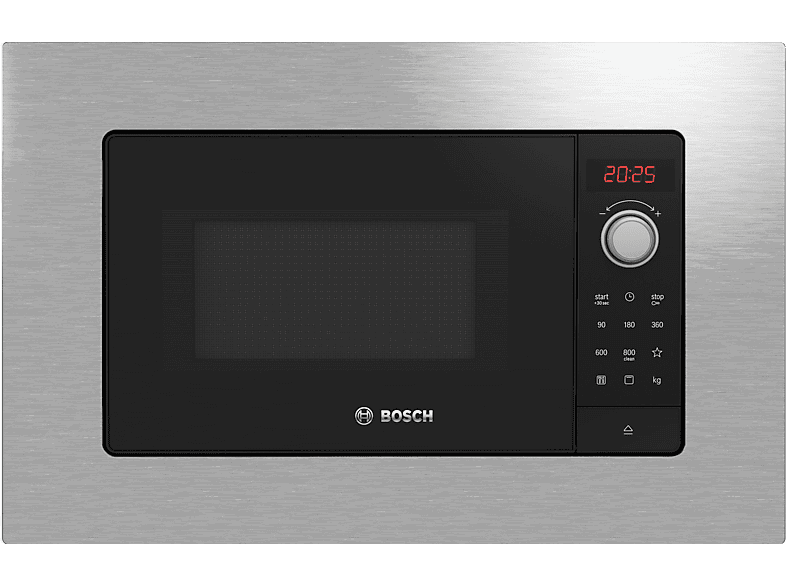 Bosch BEL623MS3, 800 W, 5 potencias, 20 l, Acero inoxidable