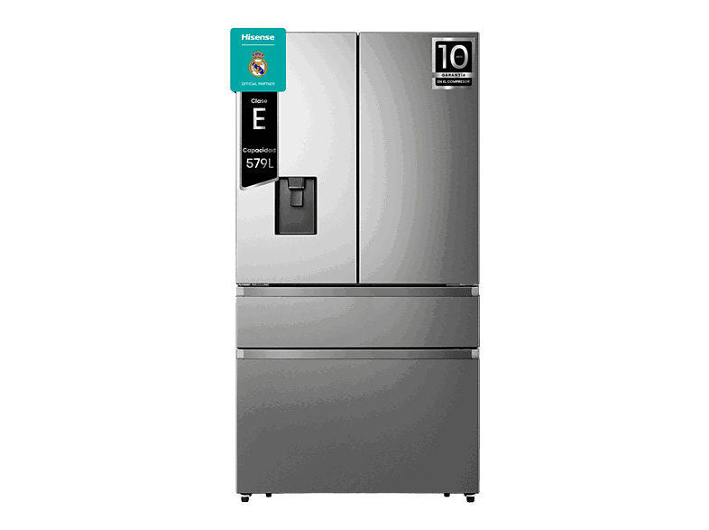 Hisense RF749N4SWSE, No Frost, 178.5 cm, 579 l, Función WiFi, Inox