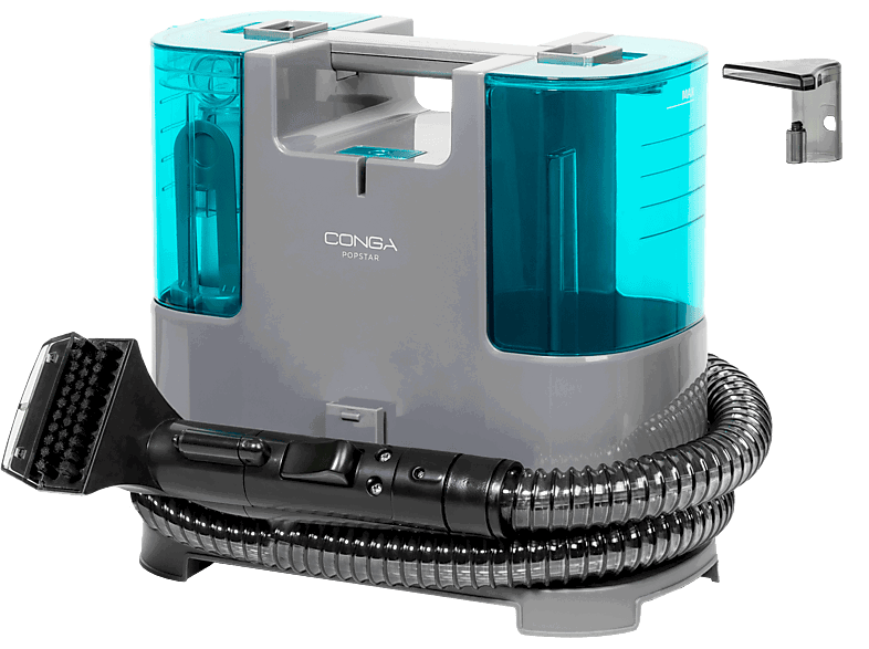 Cecotec Conga PopStar 3000 CarpetClean, Tapicerías, 3en1, 400 W, Depósito 1.2 L, agua sucia 0.5L, Dark