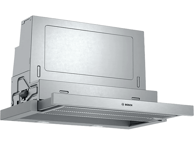 Bosch DFS067A51, Integrable, Telescópica, 728 m³/h, 4 velocidades, LED, 60 cm, Plata