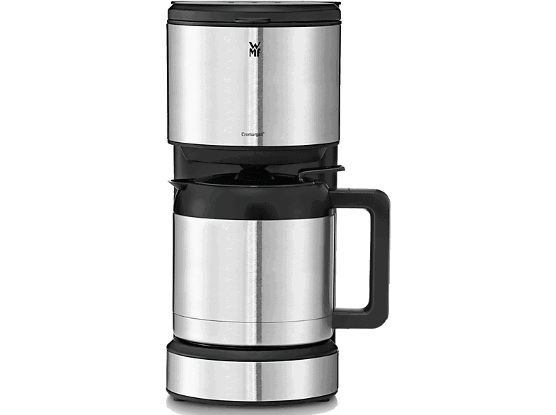 WMF Stelio Aroma, 1000 W, 1 L, 8 Tazas, Recipiente térmico, Apagado automático, Indicador nivel agua, Cromargan Acero Inoxidable
