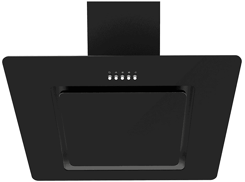 Infiniton CMPTRAL-SG60, 3 Velocidades, 400 m³/h, Cristal templado, 60 cm, Negro