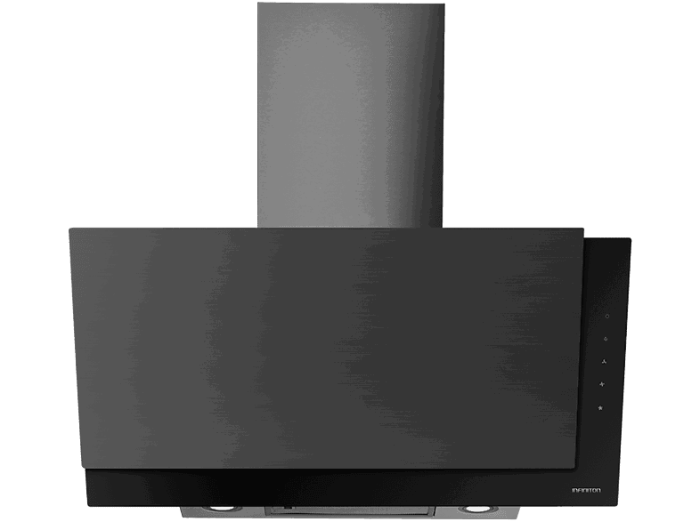 Infiniton CMPTRAL-SS90, De pared, 250W, 800m³/h, Luces LED, Controles táctiles, 90cm ancho, A, Negro