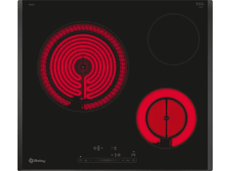 Balay 3EB765LQ, 3 zonas, Zona Gigante Flexible 28 cm, Función Sprint, Negro