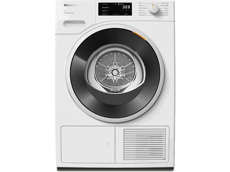 Miele TWD 640, 9 kg, 10 Programas, Libre Instalación, HygieneDry, AddLoad, Protección Antiarrugas, Blanco