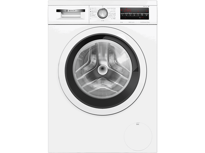 Bosch WUU28T63ES, 8 kg, 1.400 rpm, 15 programas, Motor Eco Silence, Activewater, Blanco