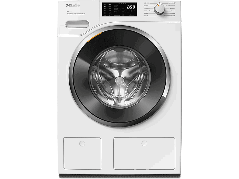 Miele WWG880 WCS PWash&TDos&Steam, 9 kg, 1400 rpm, 11 Programas, SteamCare, QuickPowerWash, Blanco loto