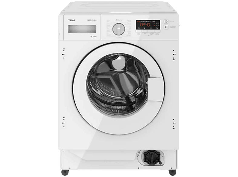 Teka LI6 1481, 8 kg, 1400 rpm, 16 Programas, Inverter, Programación Diferida, Sin panelar