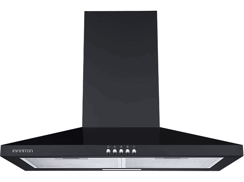 Infiniton CMPP-64NBH, 3 Niveles de Potencia, 400 m³/h, 60 cm, Negro
