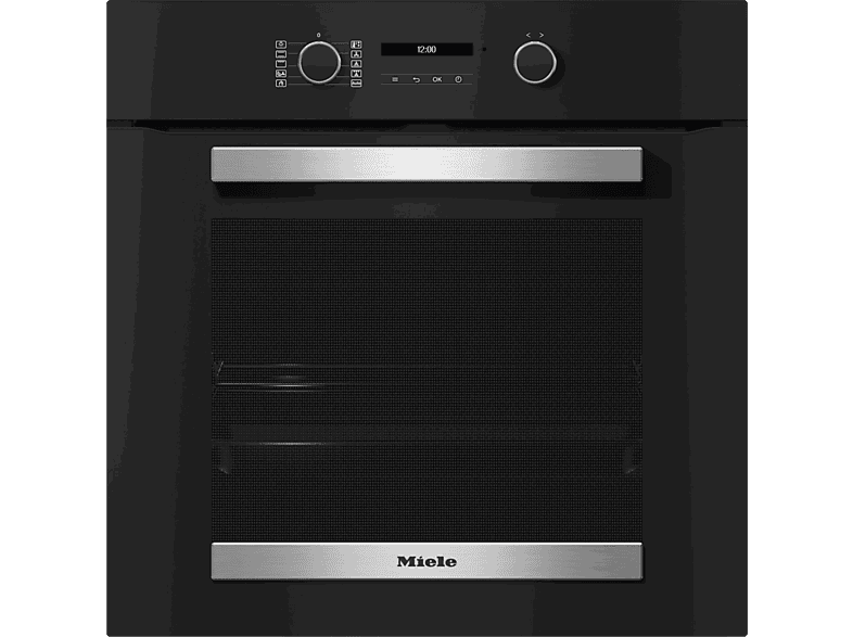 Miele H 2465 BP Active, Multifunción, Pirolítico, 76 l, 59.5 cm, Conectividad, Negro obsidiana