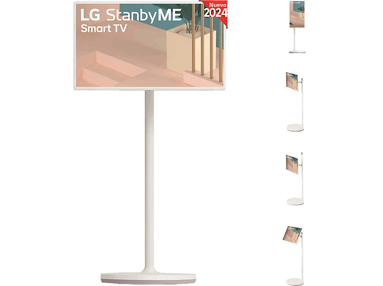 LG StanbyMe 27ART10AKPL, Full-HD, Procesador Inteligente α7 4K Gen4 con IA, compatible HDR10. Smart webOS 6.0, Beige