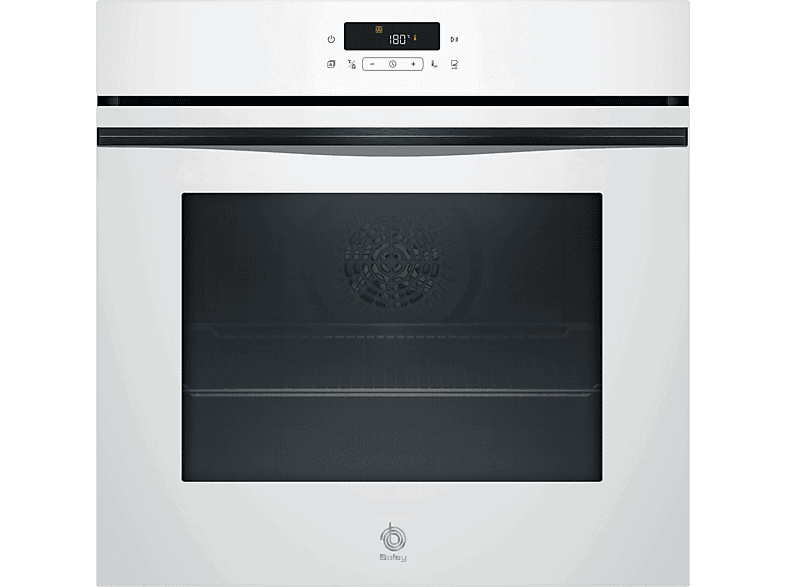 Balay 3HD5829B3, Multifunción, Pirolítico, 71 l, Función Freidora de Aire, Control Deslizante, 60 cm, Cristal Blanco