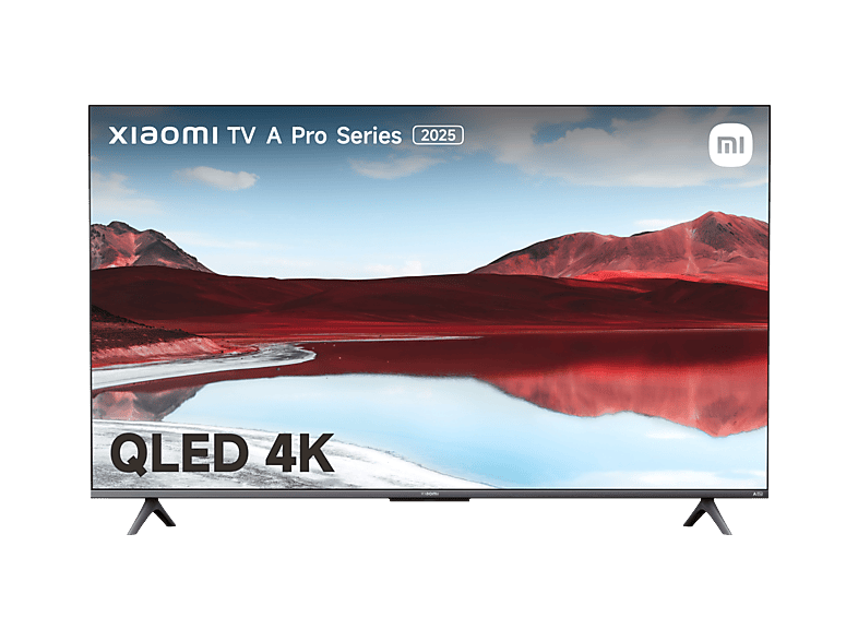 Xiaomi A PRO 2025 55, 4K, Smart (Google TV), Dolby Audio, Control por voz, Black
