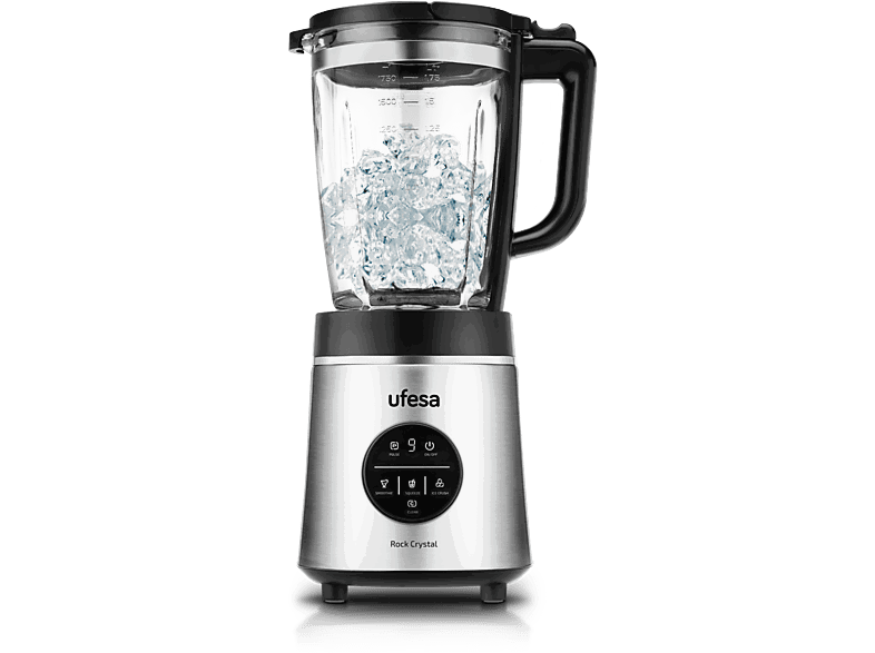 Ufesa BS Rock Crystal, 1800 W, 1.75 l, 6 cuchillas acero, Inox