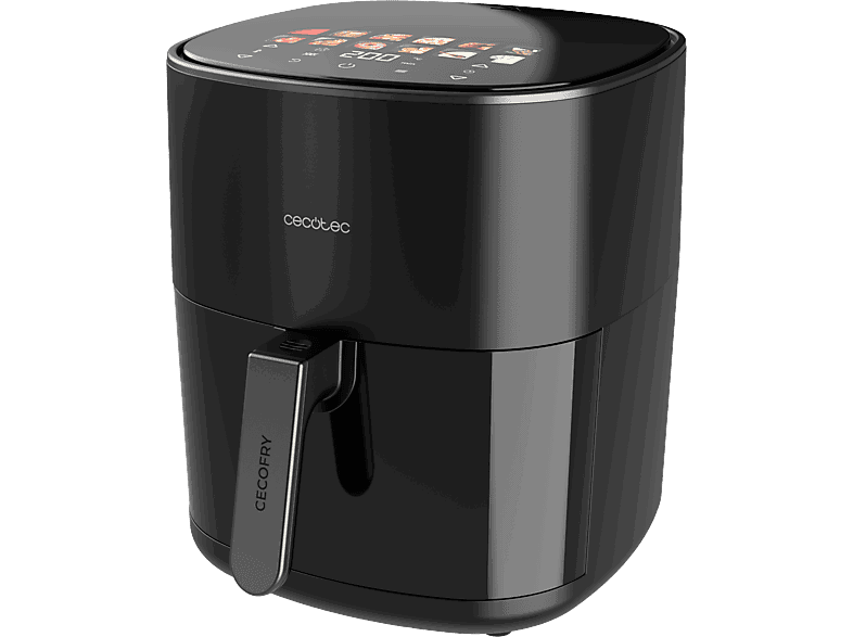 Cecotec Cecofry&Grill Duoheat 6500, 3 en 1, 6.5 l, Black