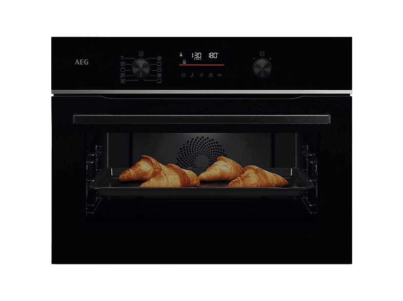 AEG TA5PK401B, Multifunción, Pirolítico, 45 l, Conectividad, 60 cm, Negro