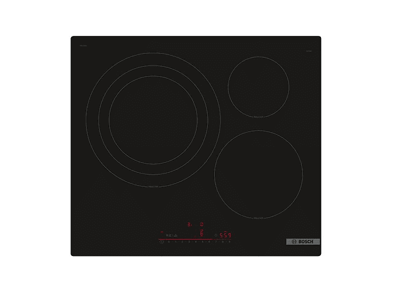 Bosch PID61RHB1E, Serie 6, 3 Zonas, Zona extensible 32 cm, Home Connect, Control DirectSelect, 60 Negro