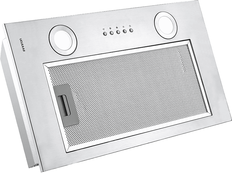 Infiniton CMPG-525, 3 Niveles de ventilador, 580 m³/h, Ancho 52 cm, 75W, Inox