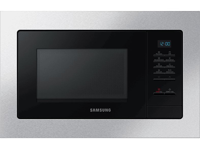 Samsung MG23A7013CT/EC, 800W, 6 niveles, Grill, 23l, Inox